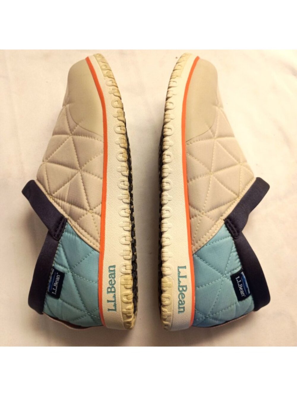 L.L.Bean Ultralight PrimaLoft Slip On Shoes Blue Waterproof Women Size 10 - Picture 4 of 11